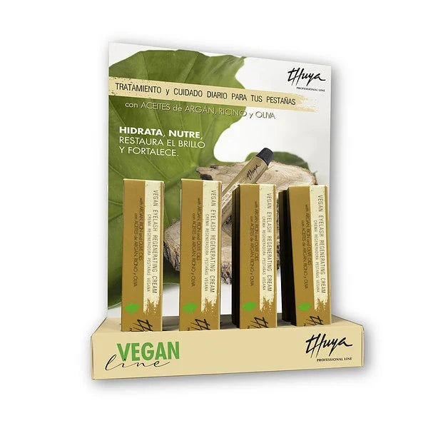 Display of multiple boxes of Thuya Vegan Argan cream