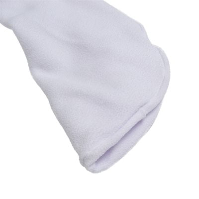 "Terry cloth slipcover stool backrest designed to protect seats in salons and spas."