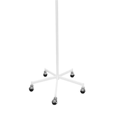 "Tubular white base for magnifying lamp, durable and mobile Ideal for skincare, electrolysis, and beauty treatments"