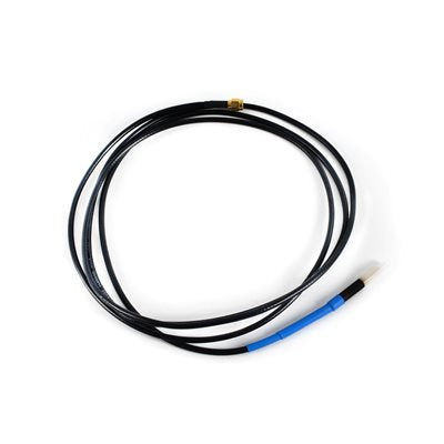 Black 27 MHz F shank electrolysis probeholder cord with blue near the handle. Extra small.