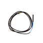 Black 27 MHz F shank electrolysis probeholder cord with blue near the handle. Regular.