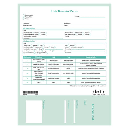 Hair Removal Form
