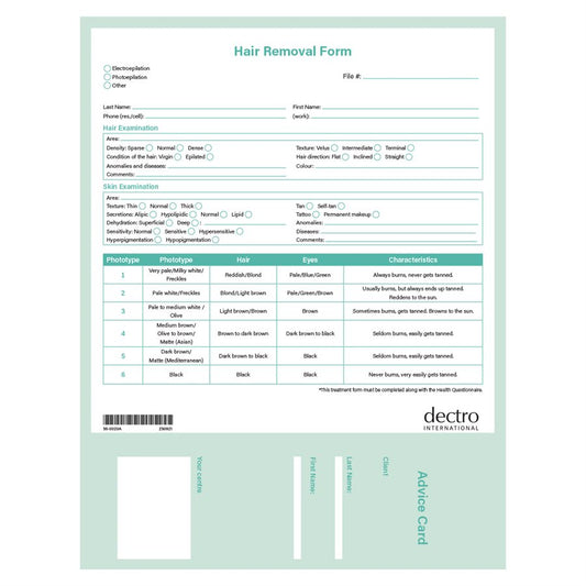 Hair Removal Form