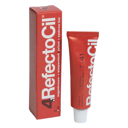 RefectoCil Tint in various shades. Each tube is color-coded to match the tint shade, and the packaging features the RefectoCil logo and product name in bold lettering. The tints are used for brow tinting and lash tinting services, offering a wide range of colors to suit different client preferences. The tubes are arranged on a clean, white background to emphasize the variety and high-quality RefectoCil Eyelash & Eyebrow Cream Hair Tints. Augenbraunen Eyelash tint.  Augenbrauen Eyebrow tint. 15ml