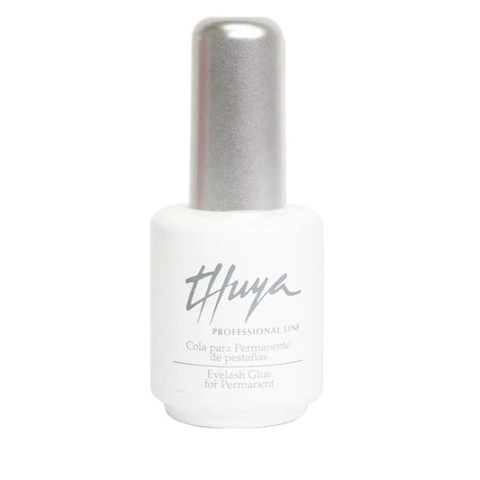 White nail polish style bottle of Thuya Eyelash Perming Glue