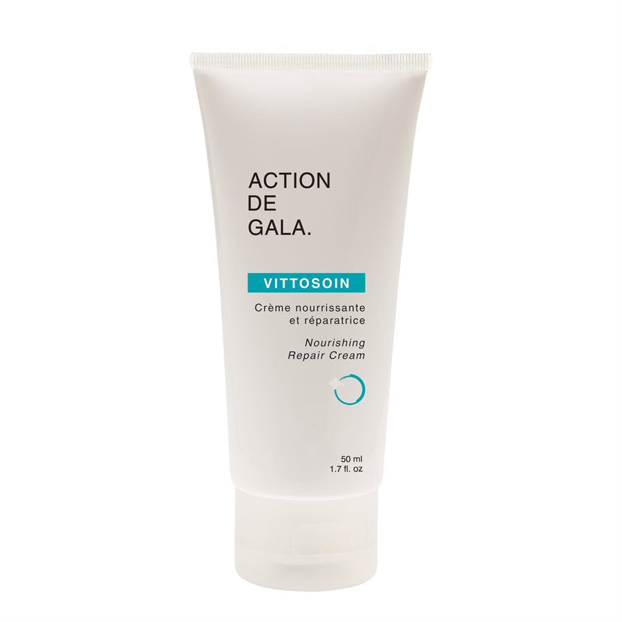 A 50ml of Vittosoin Nourishing Cream by Action de Gala, a rich and hydrating cream designed for dry and sensitive skin, available at A & E Beauty Supplies
