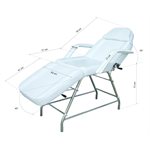 Futura Basic White Bed | 3 sections