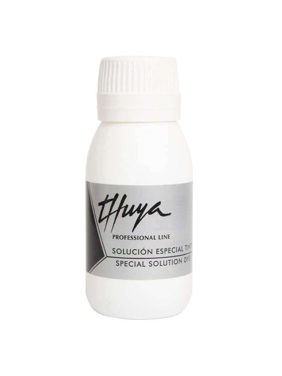Thuya Special Solution Dye Liquid Oxidant 60ml - A & E Beauty Supplies White bottle with grey label